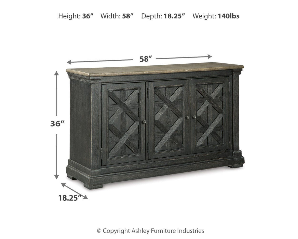 Tyler Creek Dining Server in Black/Gray, alternate view 4