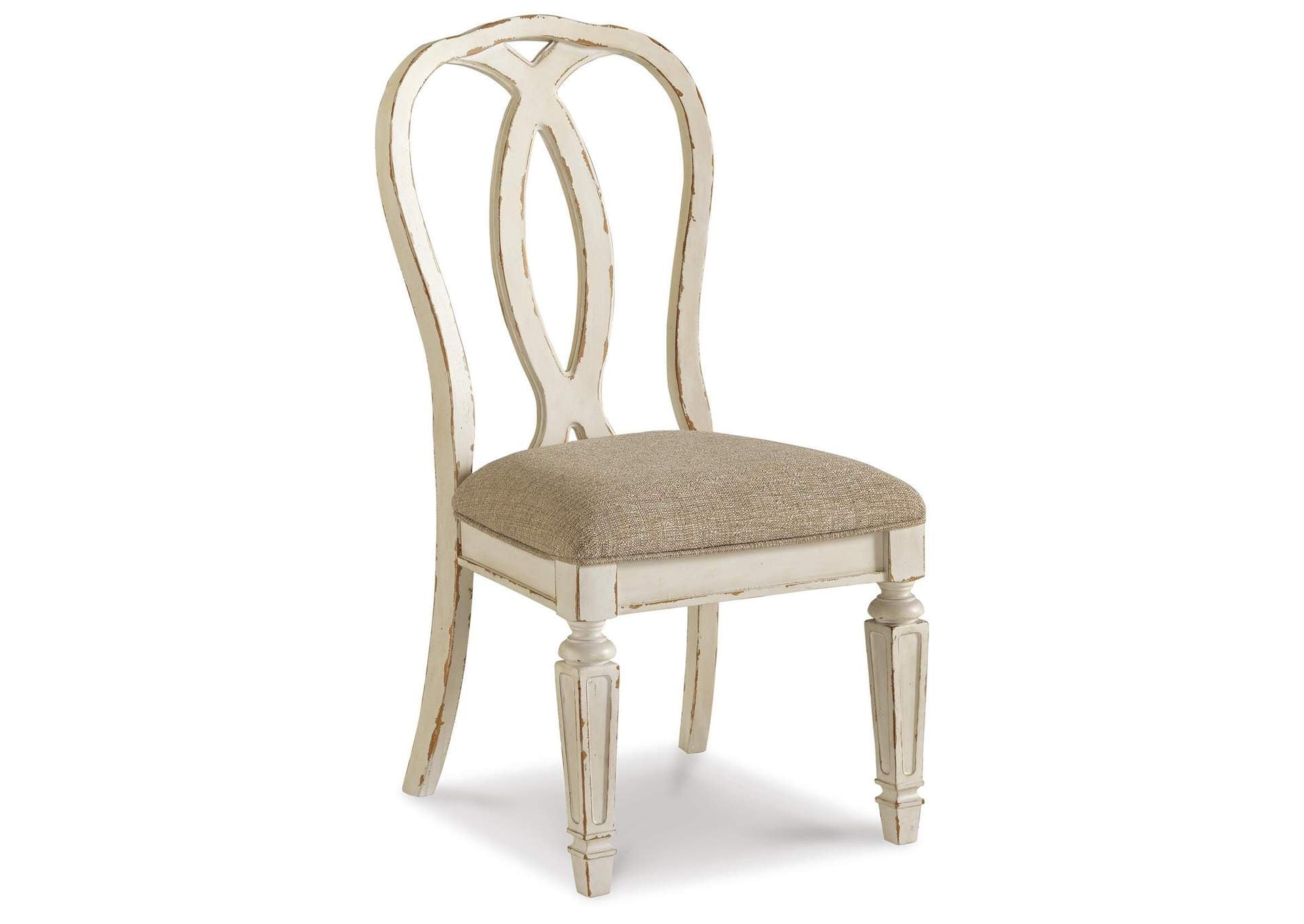 Realyn Oval Extendable Dining Table and 6 Chairs with Storage