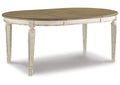 Realyn Oval Extendable Dining Table and 6 Chairs