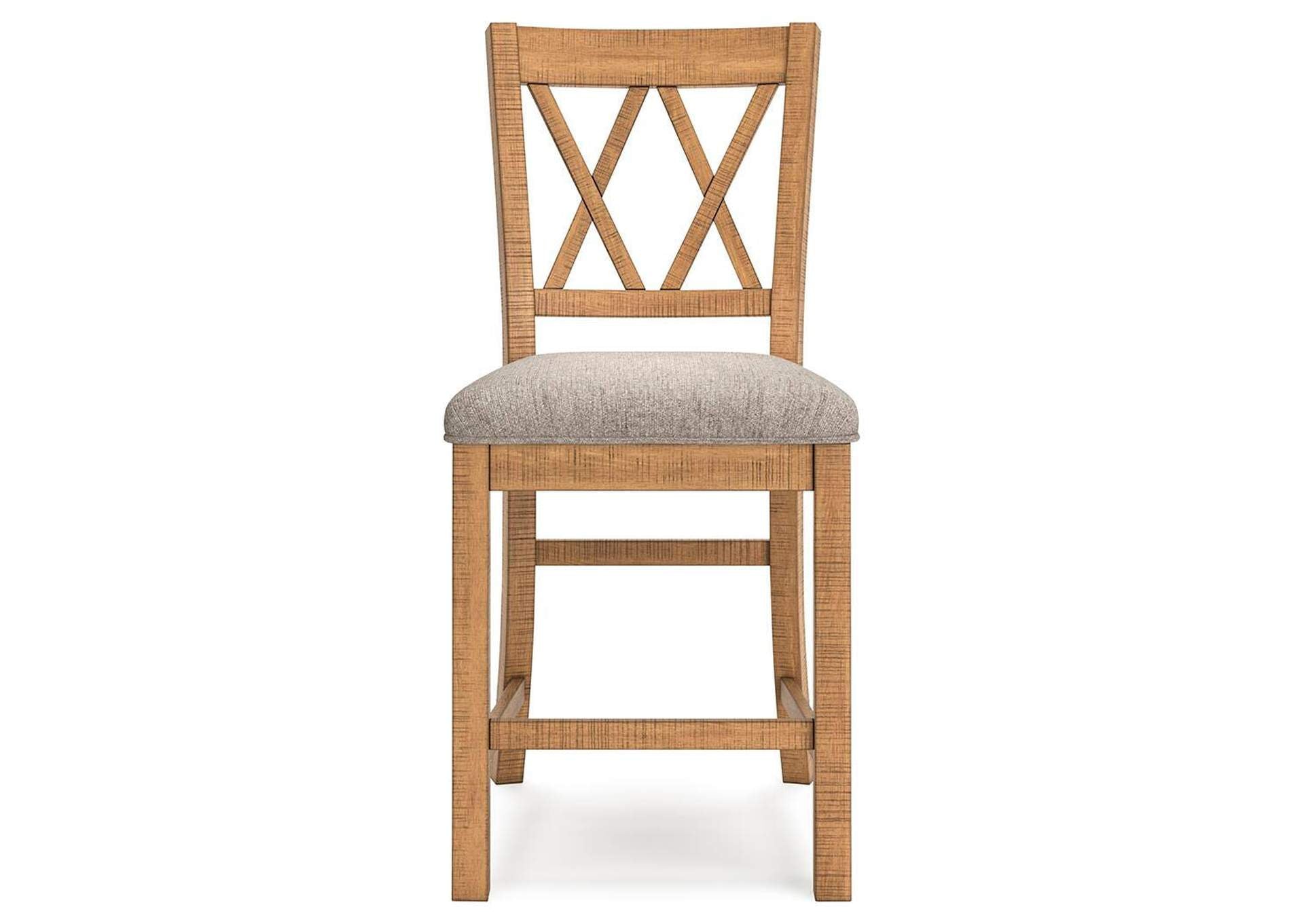 Havonplane Counter Height Extendable Dining Table and 8 Barstools front view