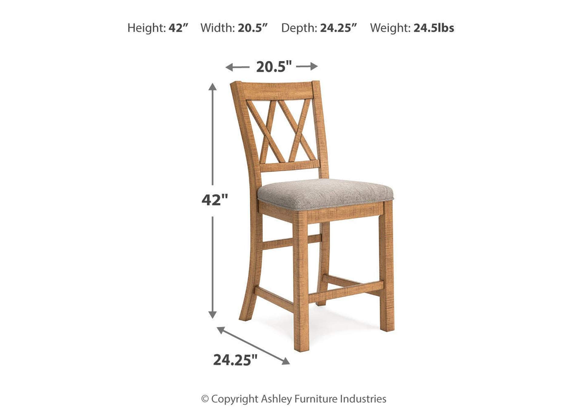 Havonplane Counter Height Extendable Dining Table and 10 Barstools dimensions