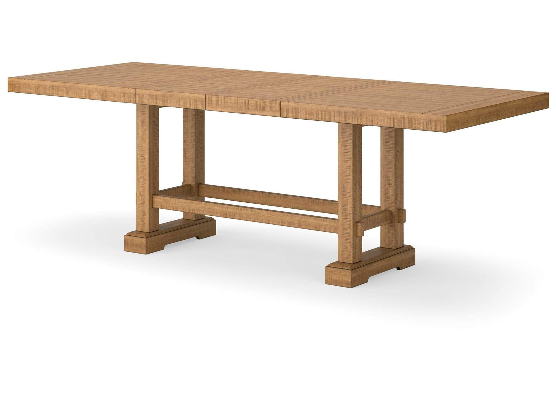 Havonplane Counter Height Extendable Dining Table and 8 Barstools with Storage angled view