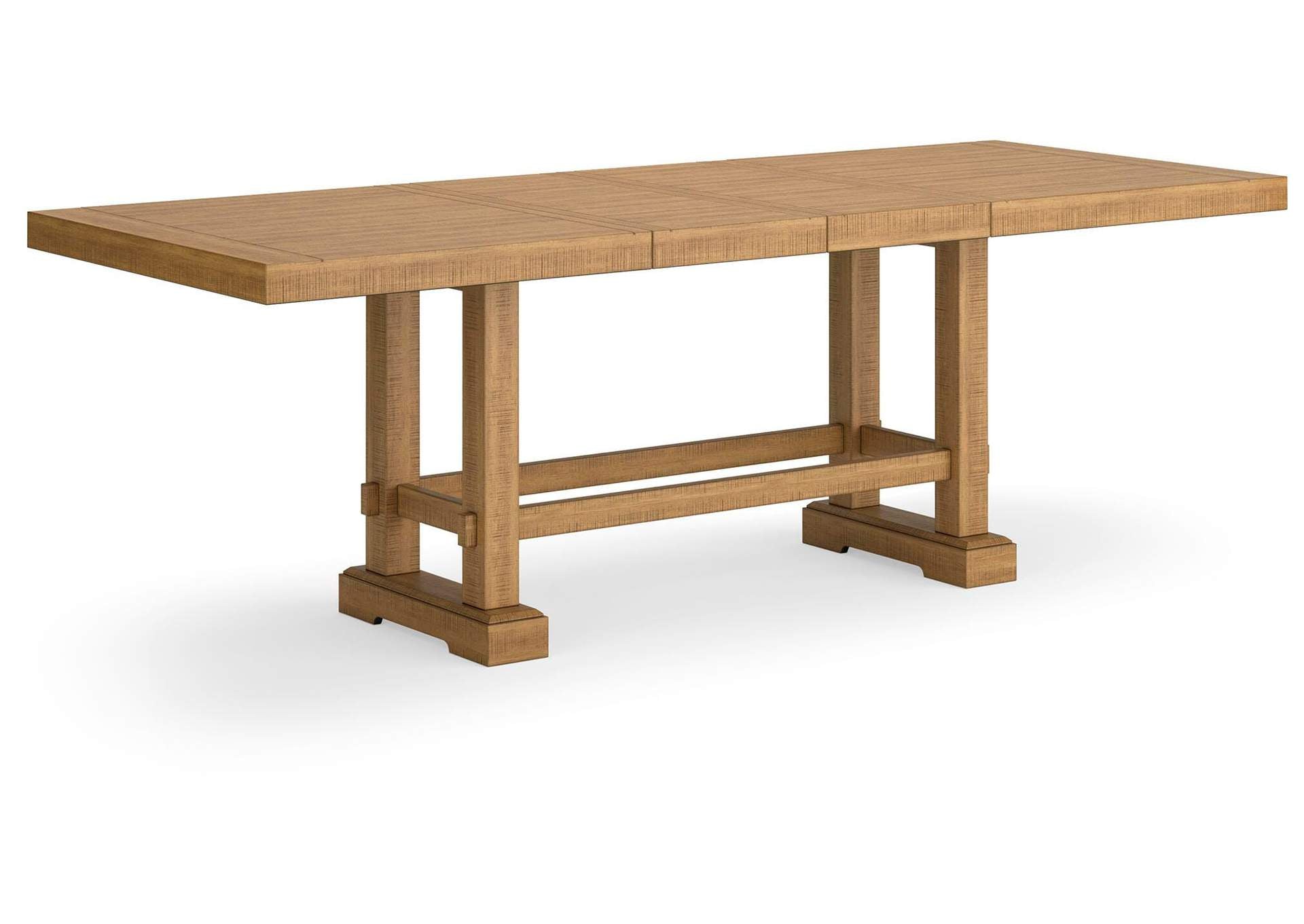 Havonplane Counter Height Extendable Dining Table and 10 Barstools angled view