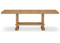 Havonplane Counter Height Extendable Dining Table and 2 Barstools and Bench