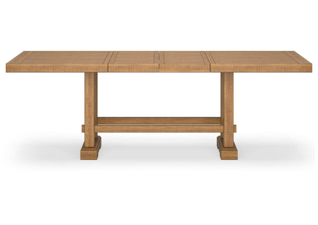 Havonplane Counter Height Extendable Dining Table and 4 Barstools with Storage front view