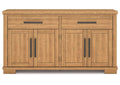 Havonplane Counter Height Extendable Dining Table and 4 Barstools with Storage