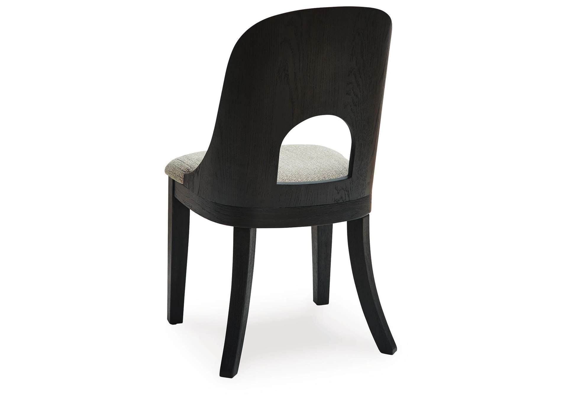 Rowanbeck Dining Table, 2 Arm Chairs and 4 Side Chairs side view