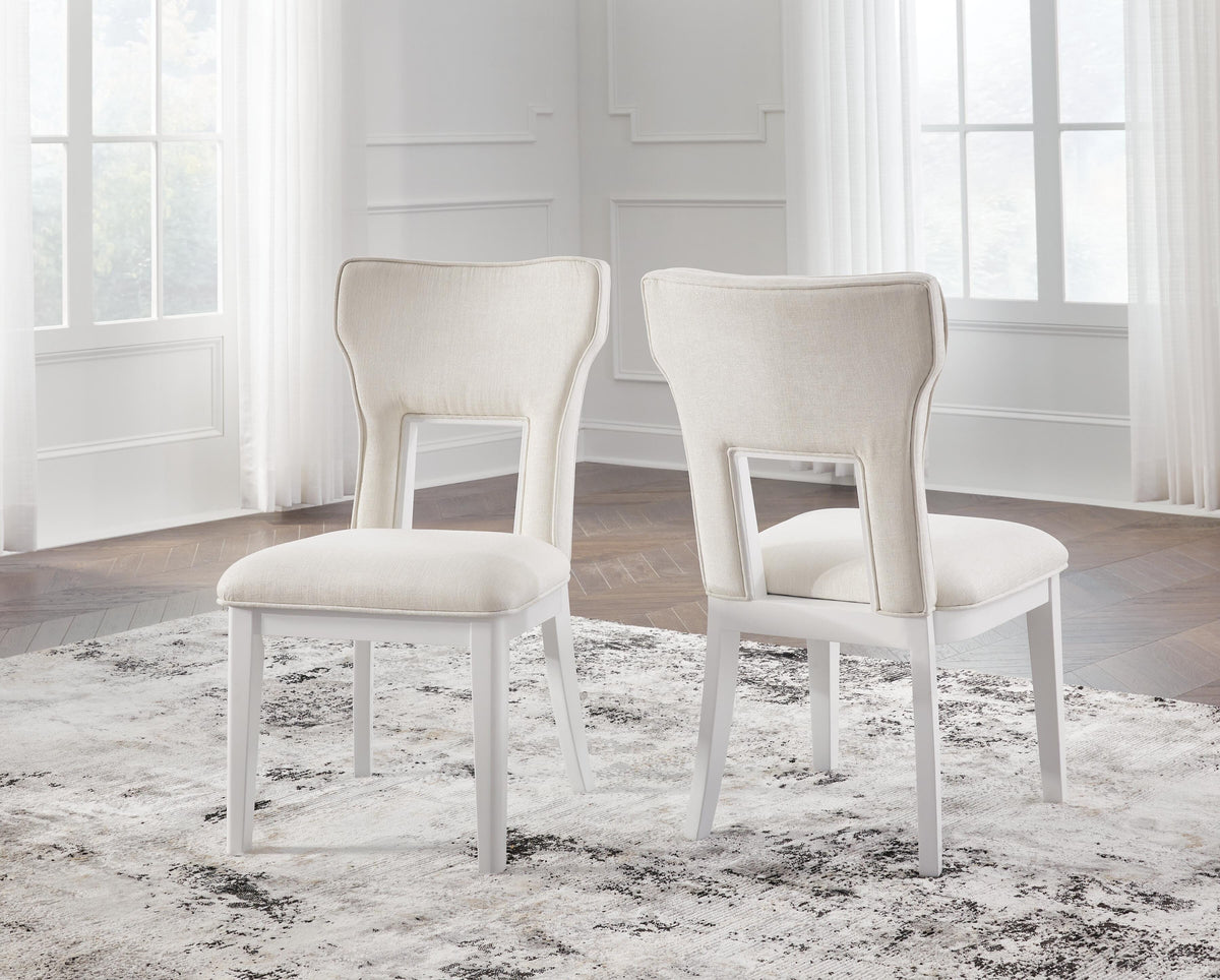 Chalanna Dining Chair in White, alternate view 3