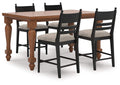 Chadworth Counter Height Dining Table and 4 Barstools