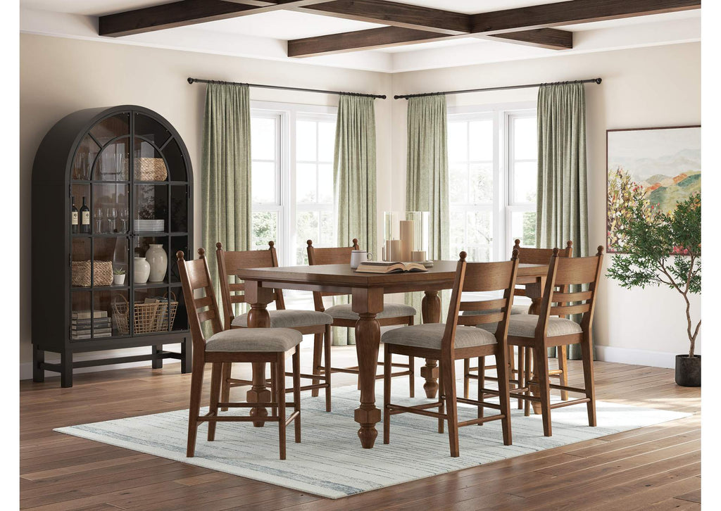 Chadworth Counter Height Dining Table and 6 Barstools