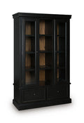 Greddinton Curio in Black/Brown, closed view
