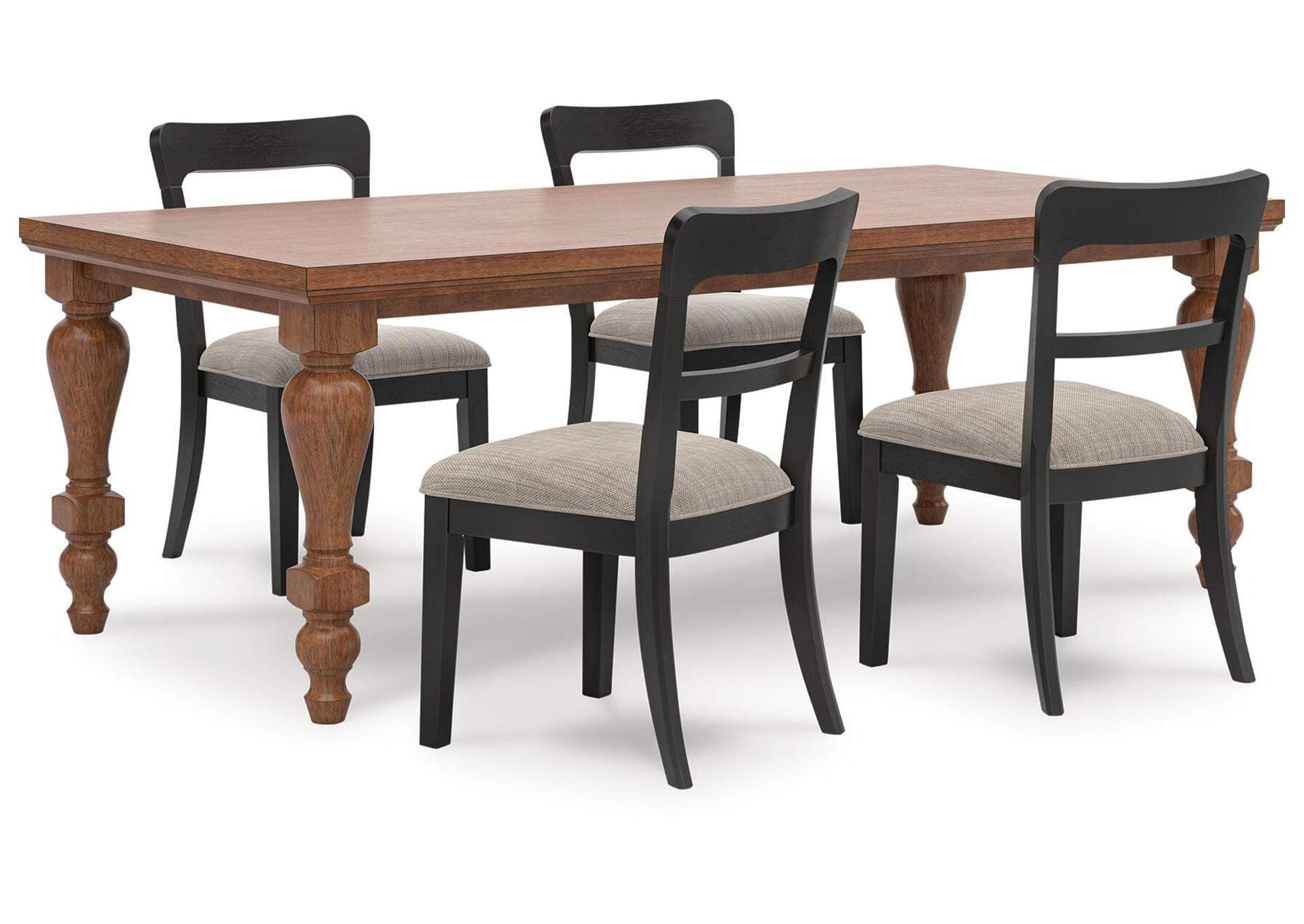 Chadworth Dining Table and 4 Chairs