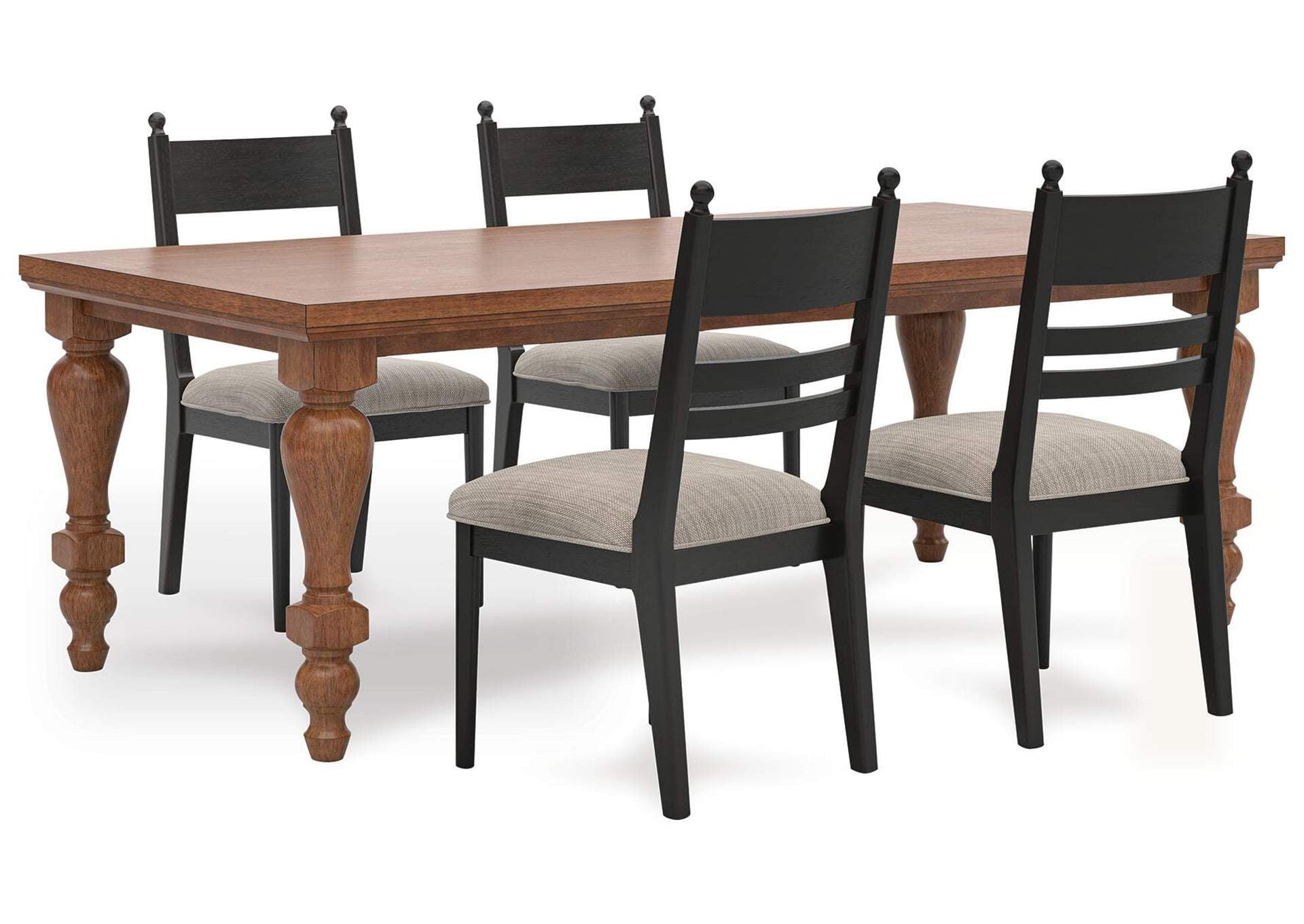 Chadworth Dining Table and 4 Chairs