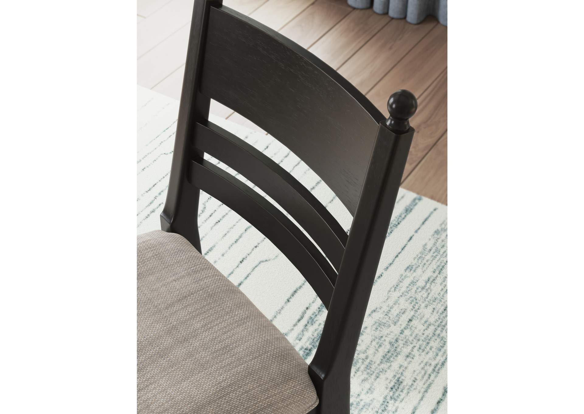 Chadworth Counter Height Dining Table and 6 Barstools detail
