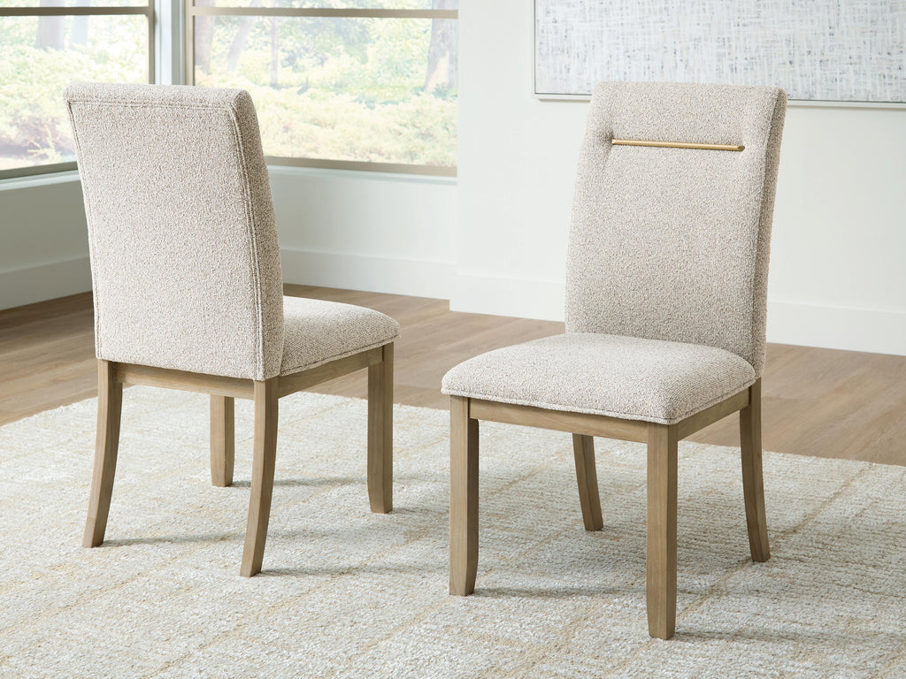 Lasinger Dining Chair in Light Brown, lifestyle view