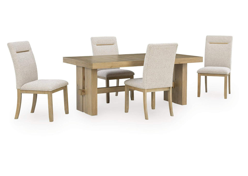 Crendlin Dining Table and 4 Chairs