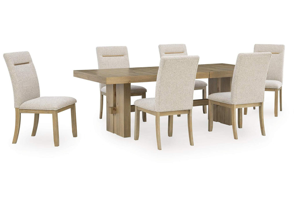 Crendlin Dining Table and 6 Chairs