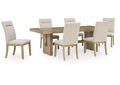 Crendlin Dining Table and 6 Chairs