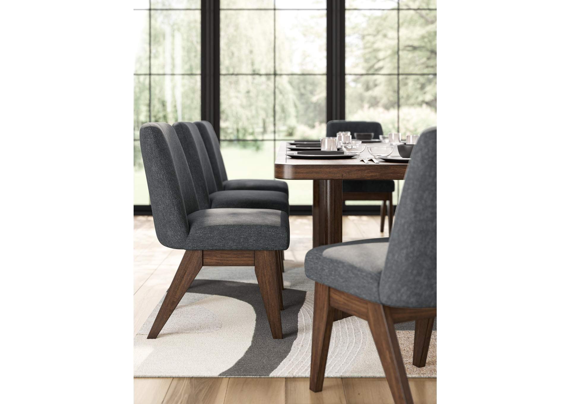 Kendamor Extendable Dining Table and 6 Chairs