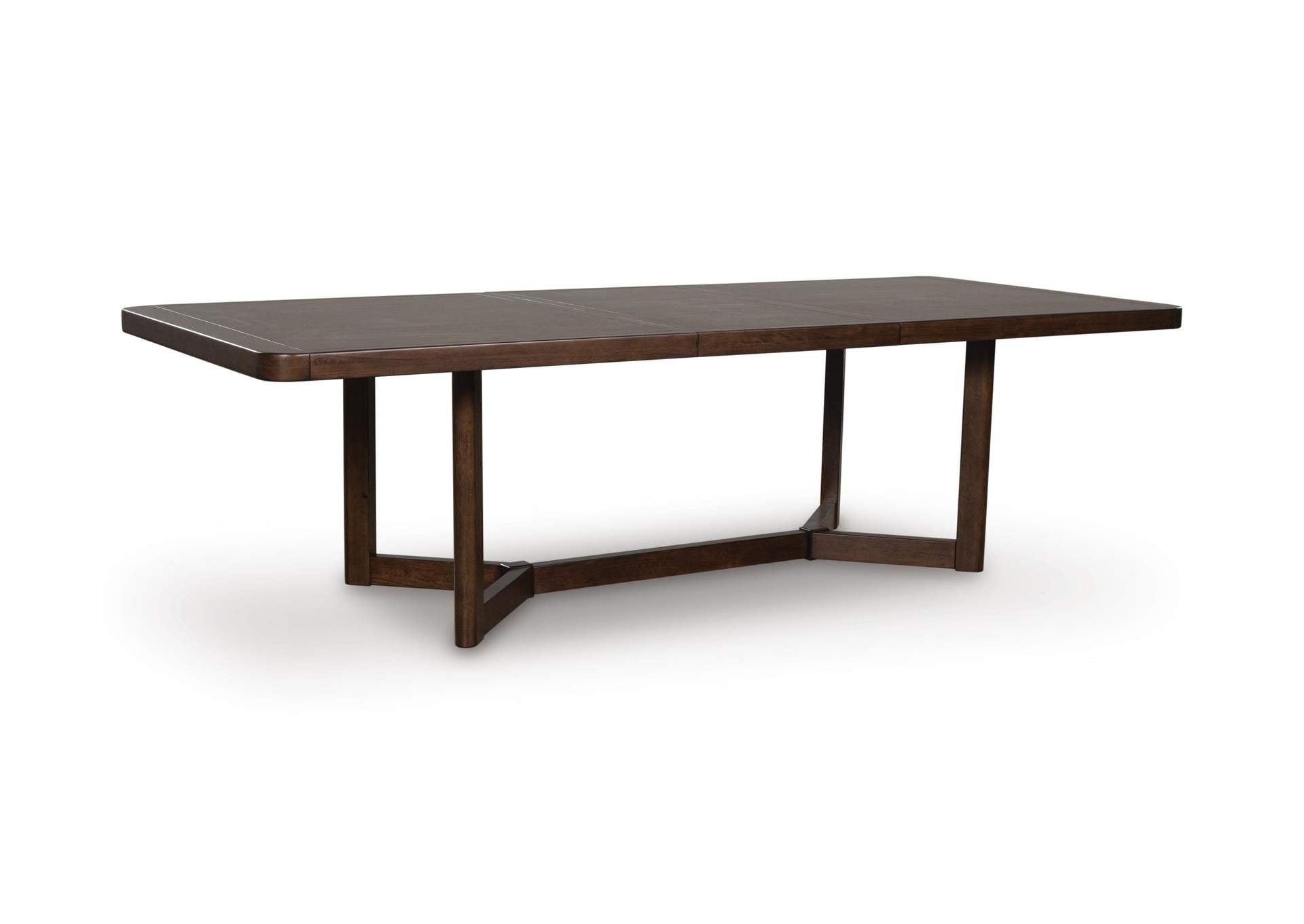 Kendamor Extendable Dining Table and 8 Chairs angled view