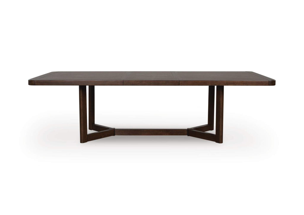 Kendamor Extendable Dining Table and 8 Chairs front view