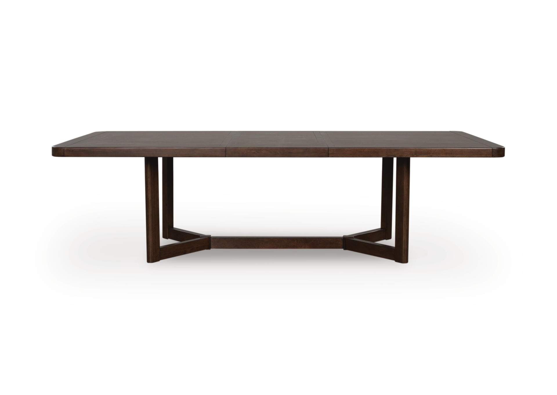 Kendamor Extendable Dining Table and 8 Chairs front view