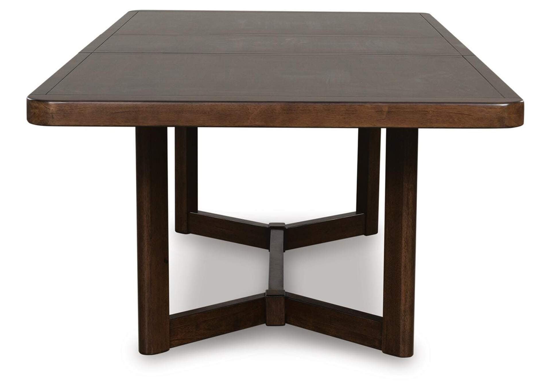 Kendamor Extendable Dining Table and 6 Chairs side view