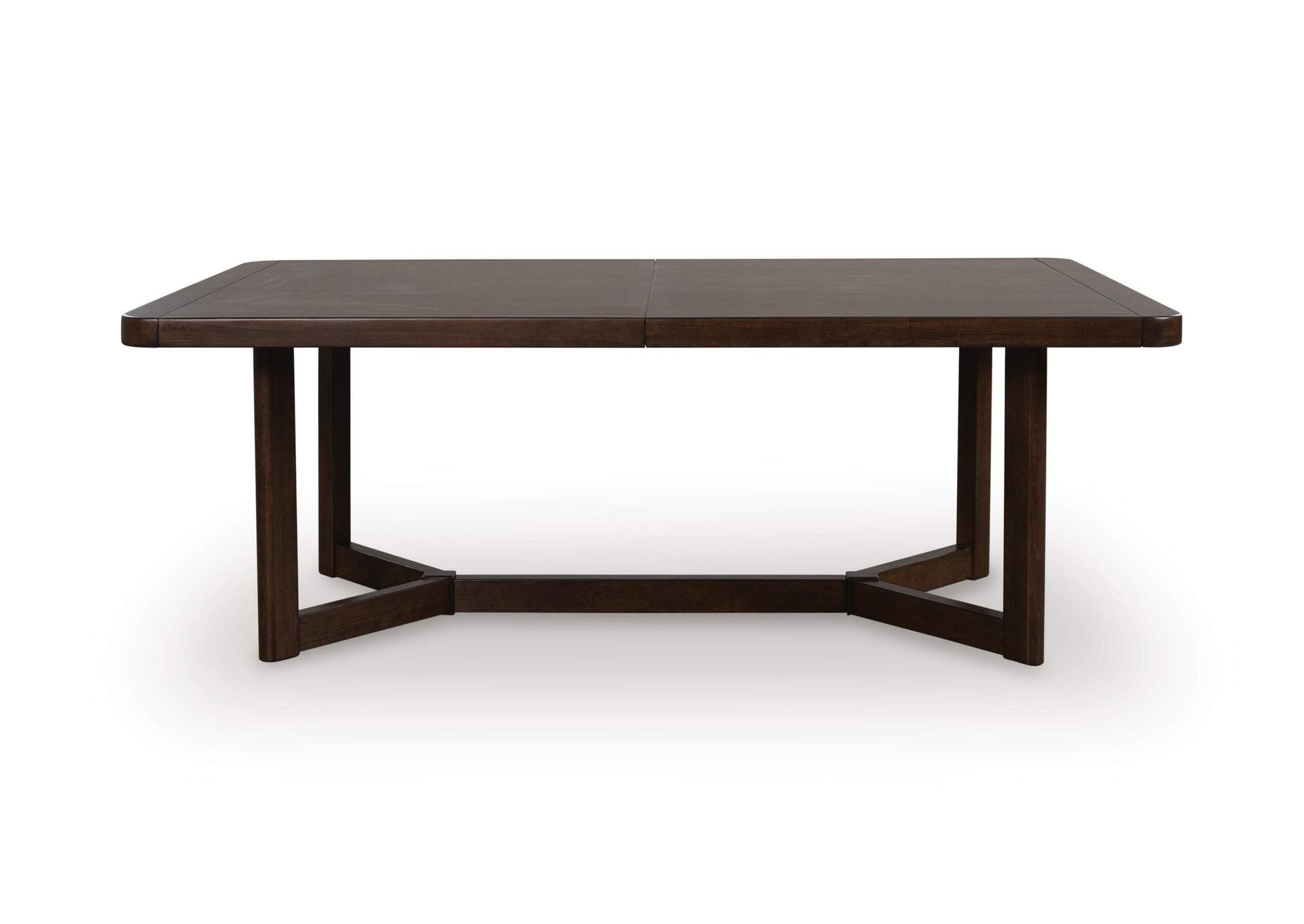 Kendamor Extendable Dining Table and 8 Chairs front view