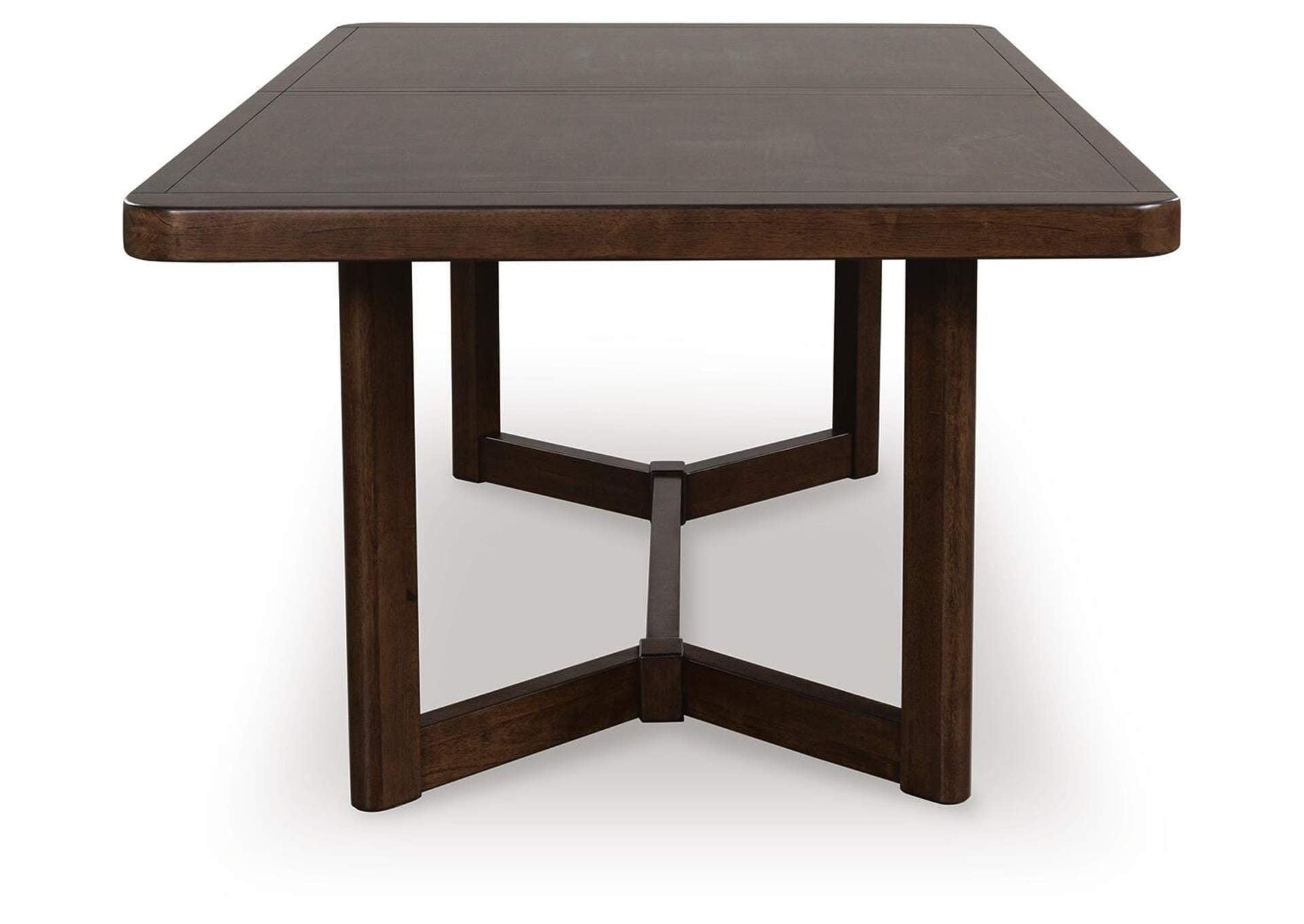 Kendamor Extendable Dining Table and 6 Chairs side view