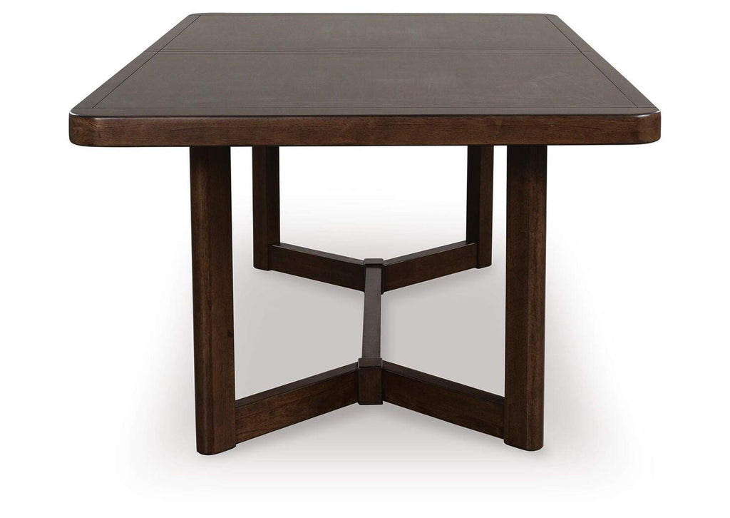 Kendamor Extendable Dining Table and 4 Chairs side view