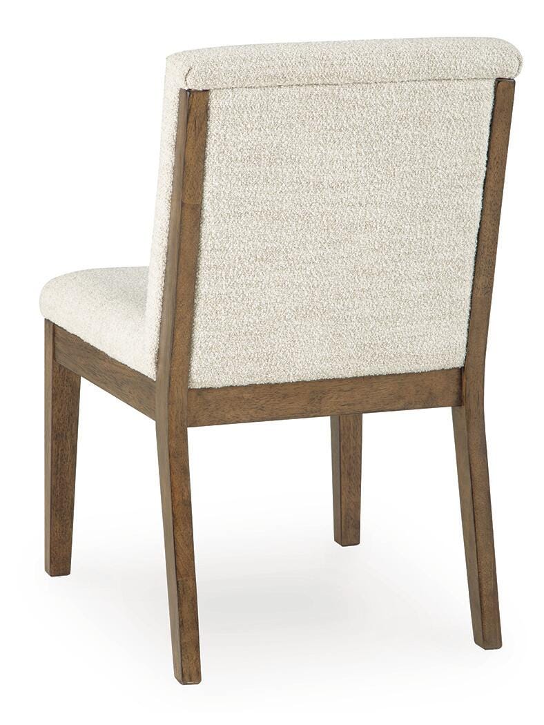Marxmore Dining Chair in Beige/Brown, back view