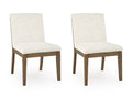 Marxmore Dining Chair in Beige/Brown, angle view