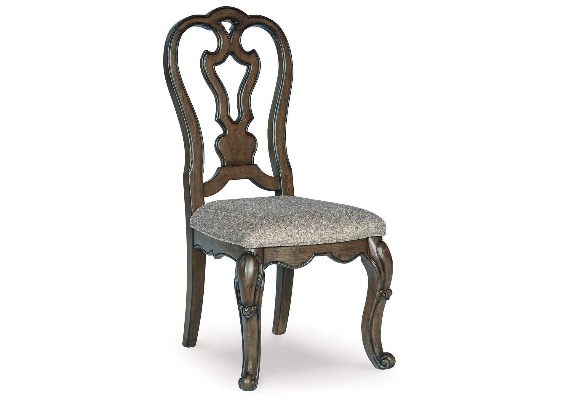 Maylee Extendable Dining Table and 10 Chairs with Storage angled view