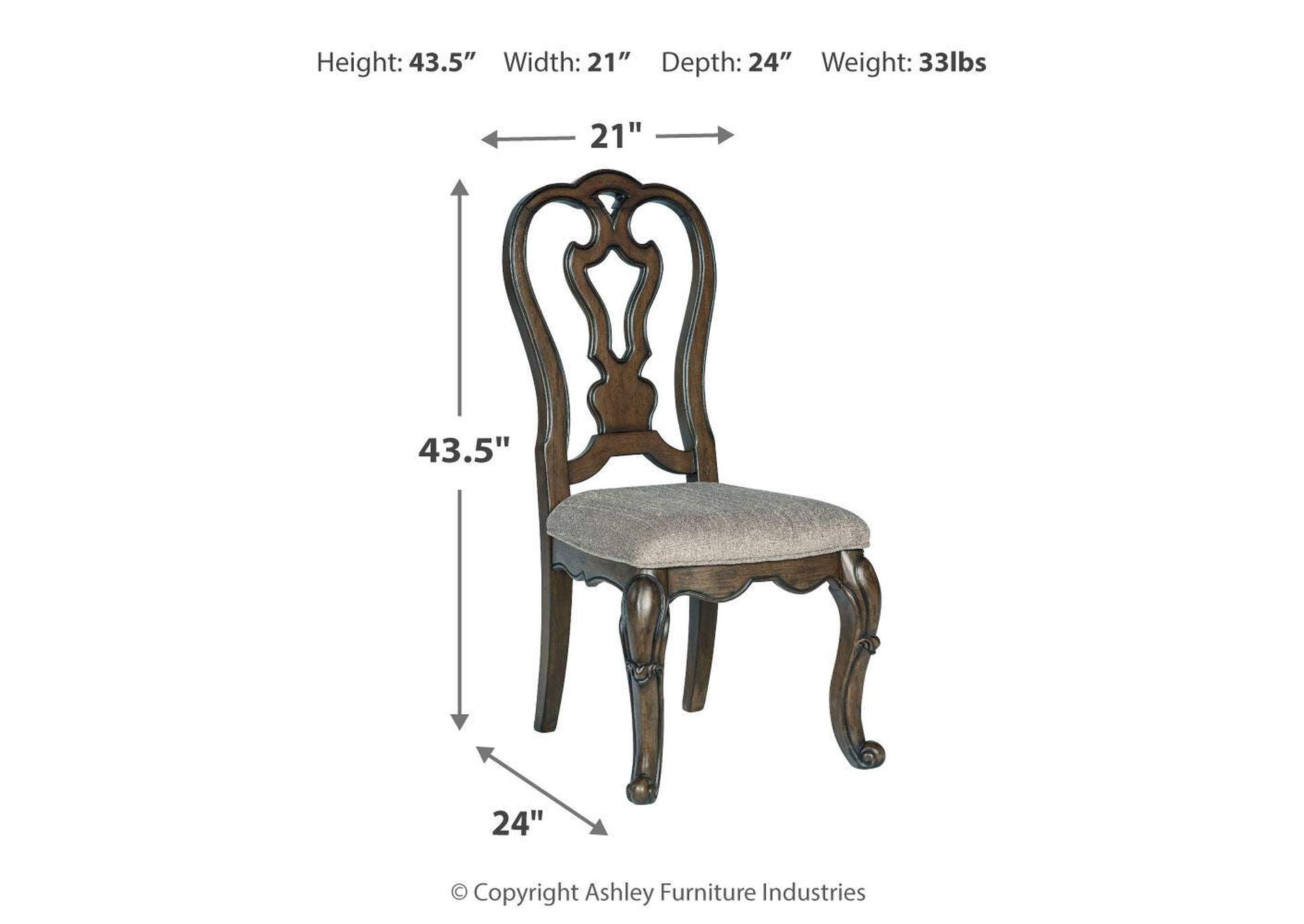 Maylee Extendable Dining Table and 10 Chairs with Storage dimensions