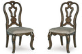 Maylee Dining Chair in Dark Brown