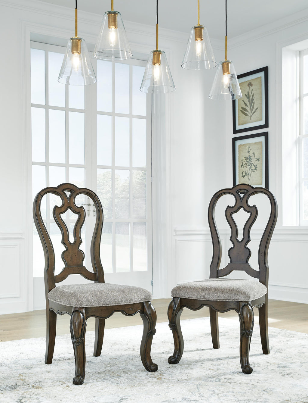 Maylee Dining Chair in Dark Brown, alternate view 3