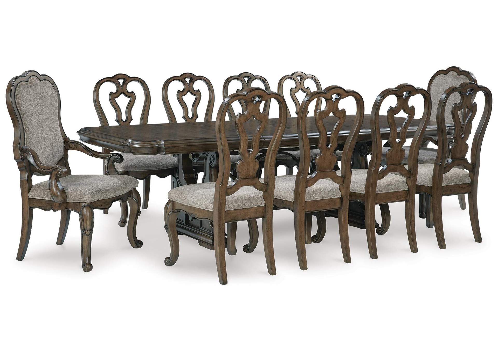 Maylee Dining Table and 10 Chairs