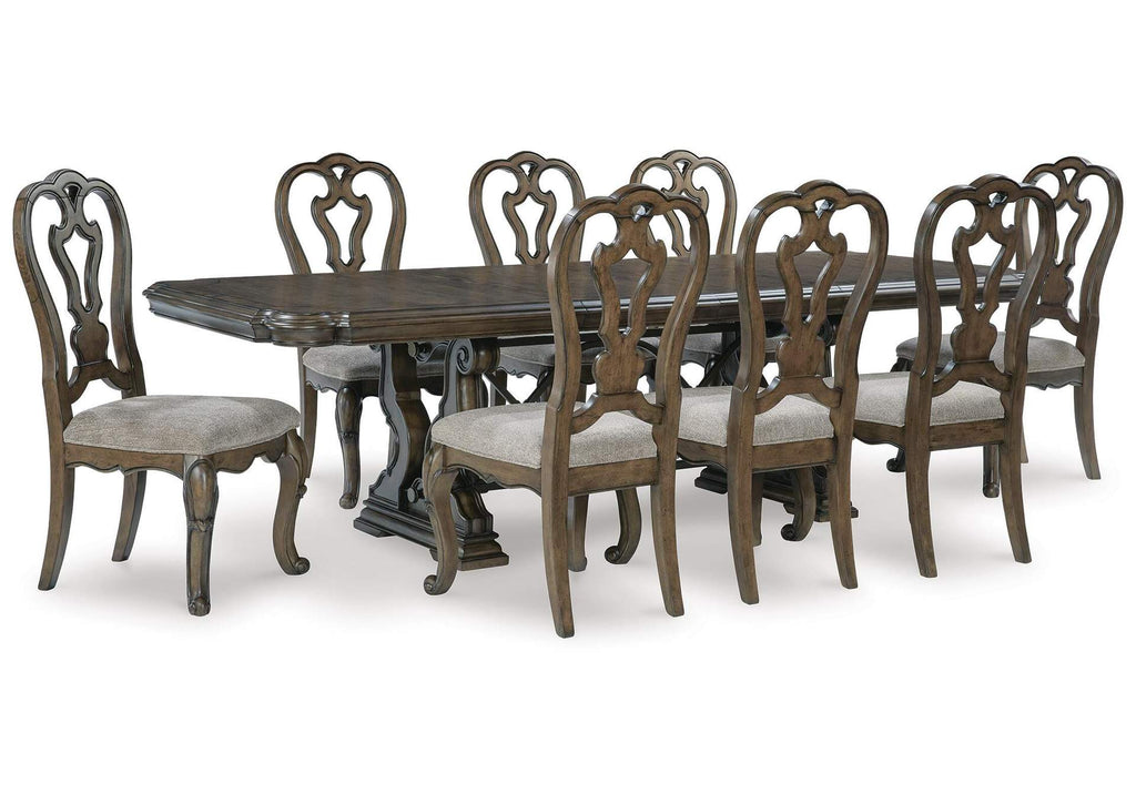 Maylee Dining Table and 8 Chairs