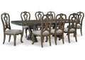 Maylee Dining Table and 8 Chairs