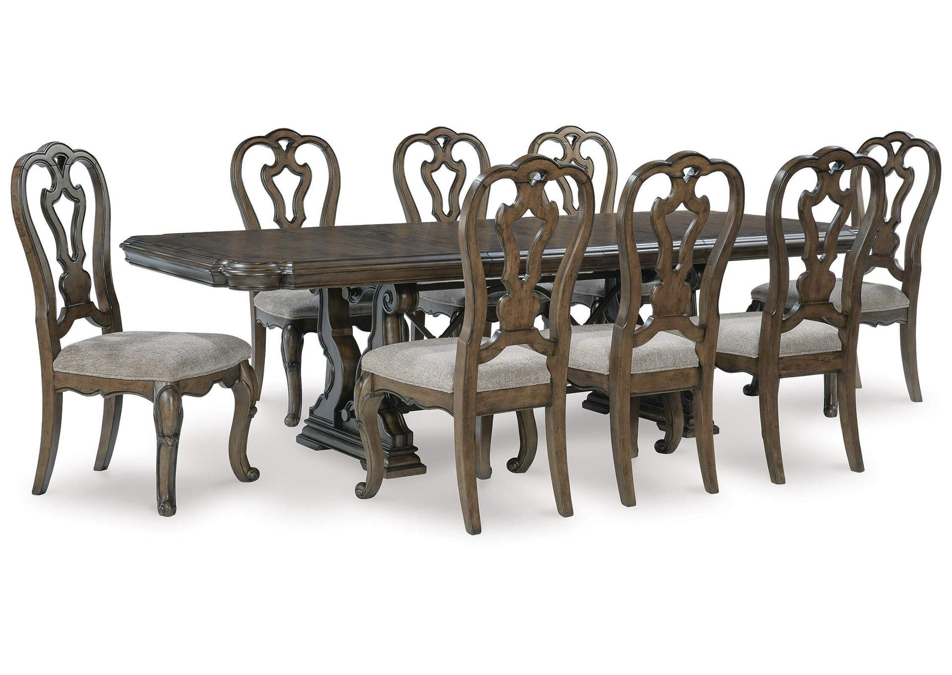 Maylee Dining Table and 8 Chairs