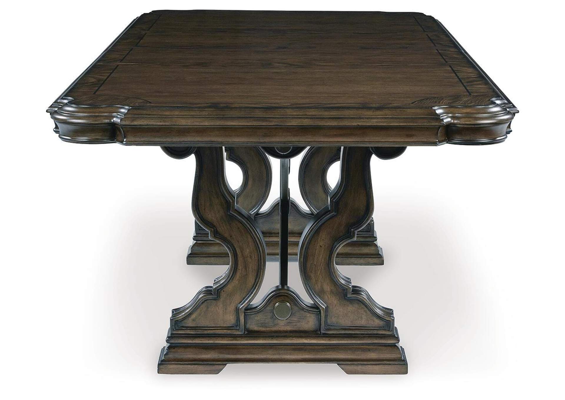 Maylee Dining Table and 6 Chairs side view