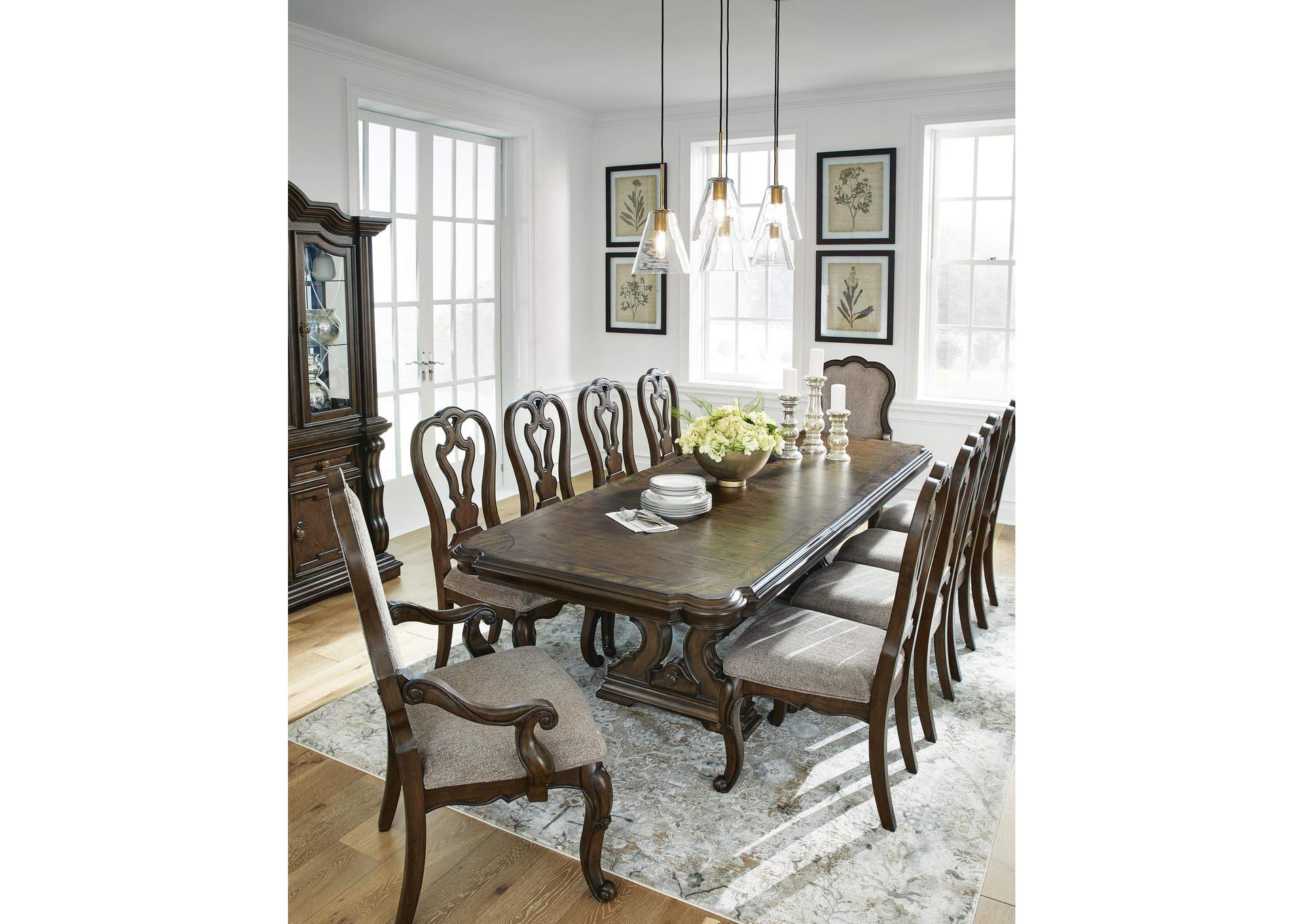 Maylee Dining Table and 10 Chairs