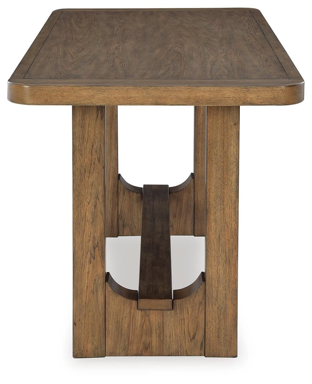Cabalynn Counter Height Dining Table in Light Brown, side view