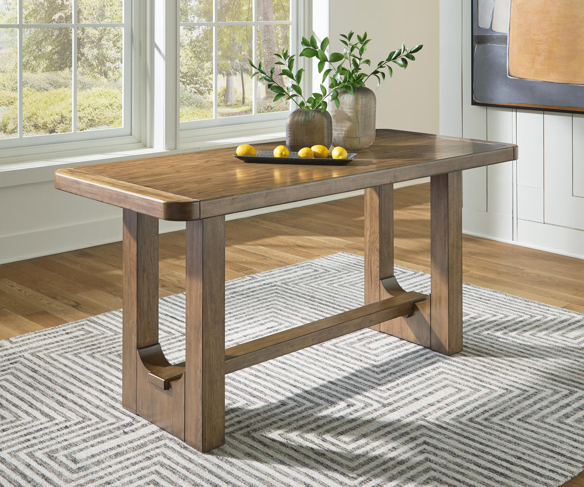 Cabalynn Counter Height Dining Table in Light Brown, alternate view 3