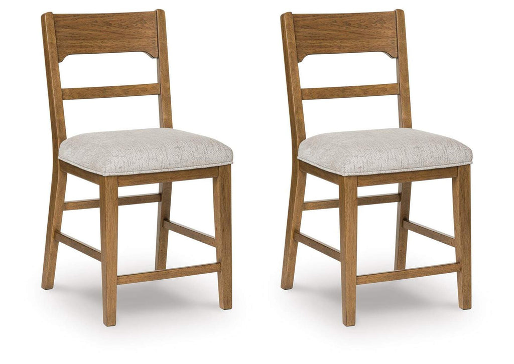 Cabalynn Counter Height Dining Table and 6 Barstools