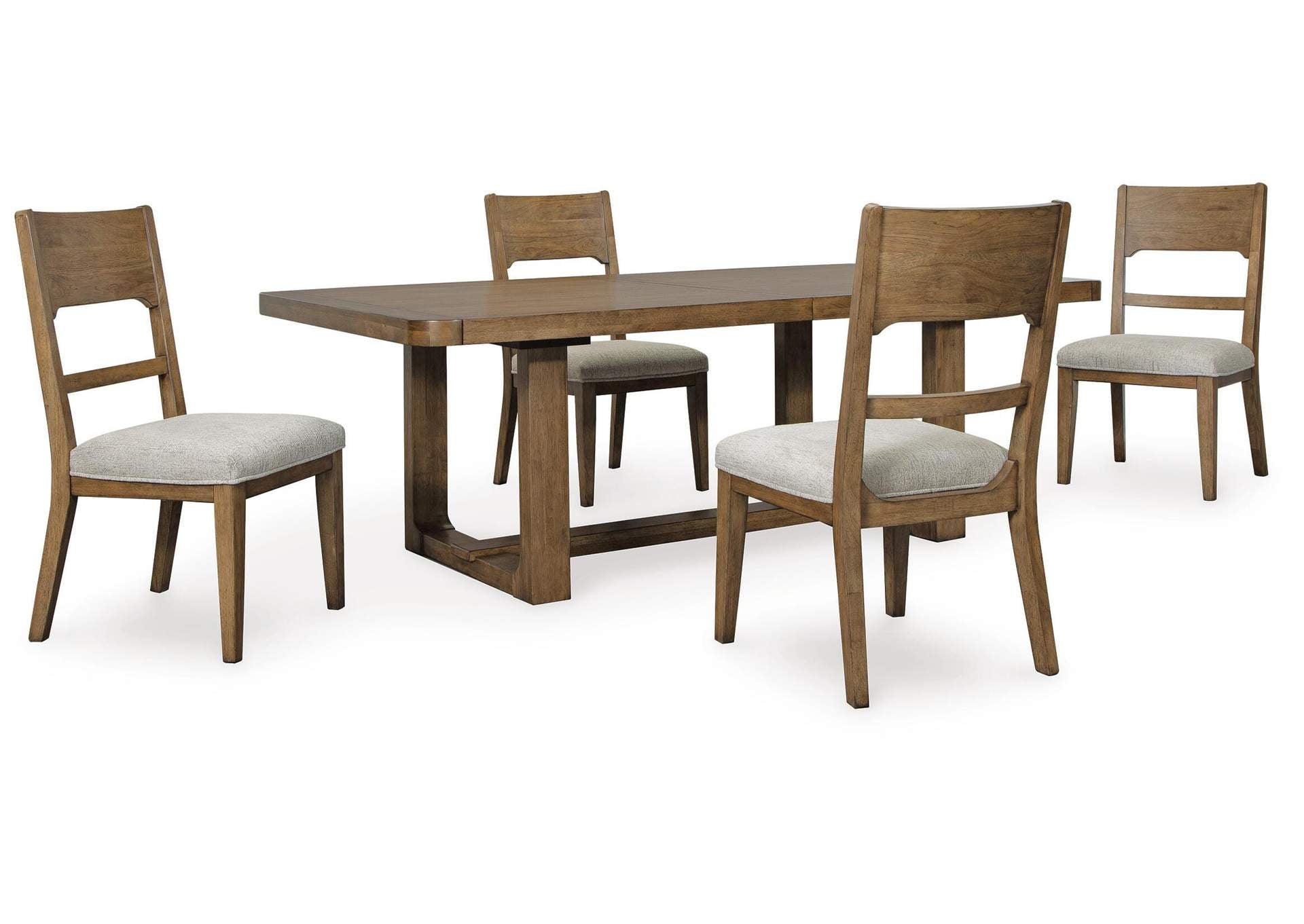 Cabalynn Extendable Dining Table and 4 Chairs