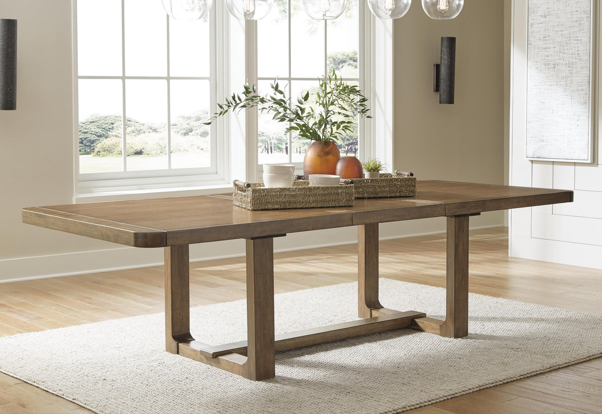 Cabalynn Dining Extension Table in Light Brown, alternate view 3