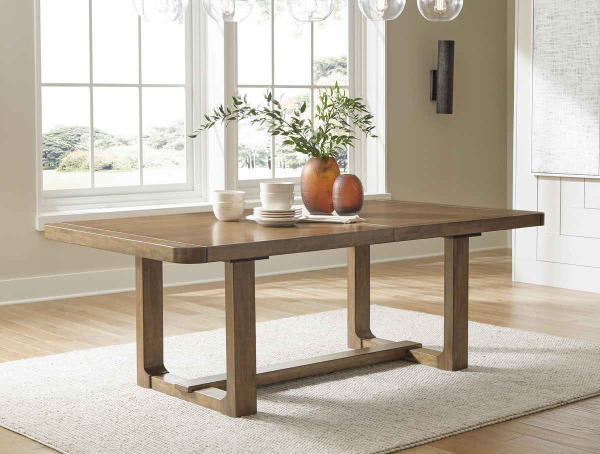 Cabalynn Dining Extension Table in Light Brown, alternate view 10