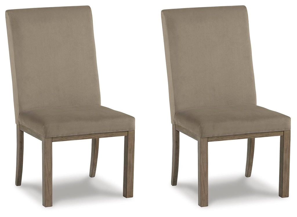 Chrestner Dining Chair in Gray/Brown, alternate view 2