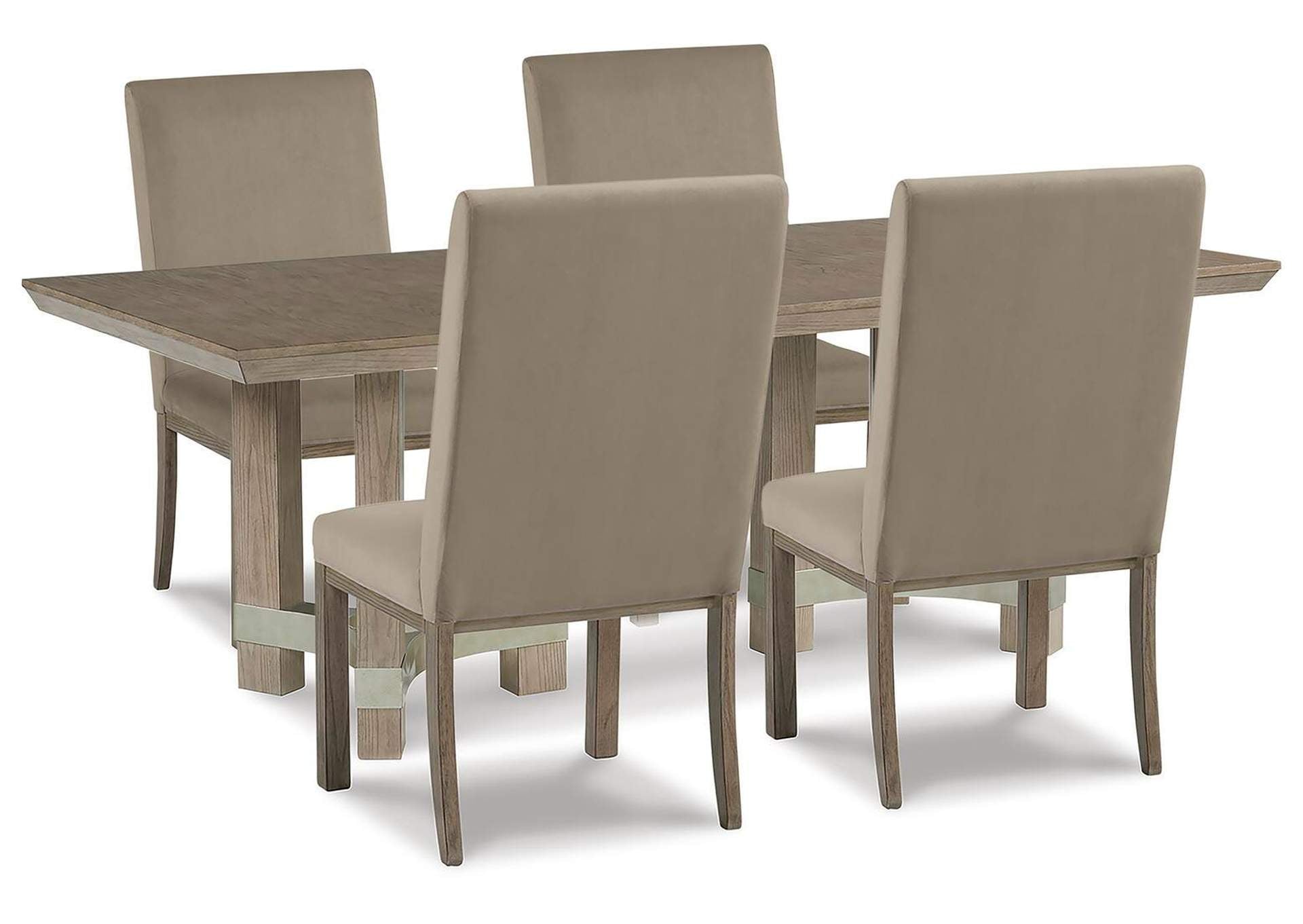 Chrestner Dining Table and 4 Chairs